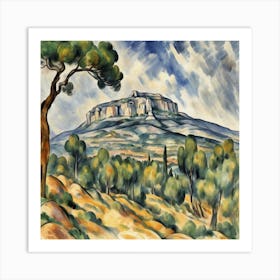 Mont Sainte Victoire 1892–1895, Paul Cézanne Art Print