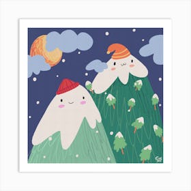 Mountains Art Print