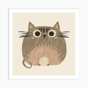 Kawaii Cat 1 Art Print