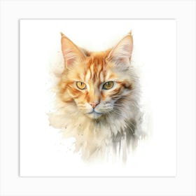 Chartruex Cat Portrait 1 Art Print