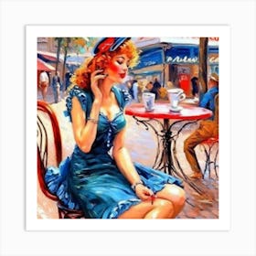 Pin Up Girl Art Print