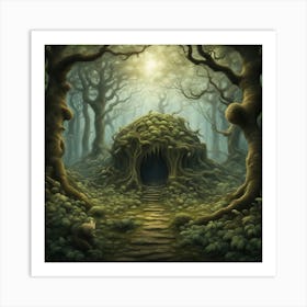 House In The Forest 6 Art Print