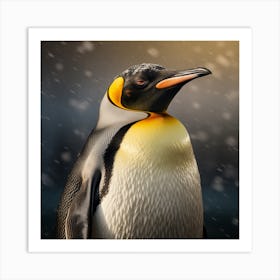 King Penguin 2 Art Print