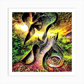 Psychedelic Art Art Print