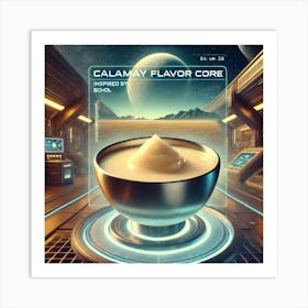 Calamay Flavor Core Scifi Art Print