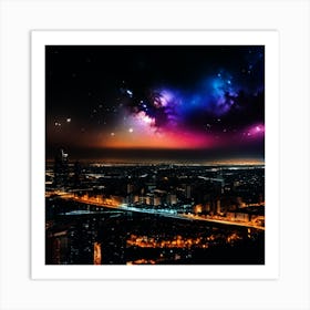 Sky At Night 2 Art Print