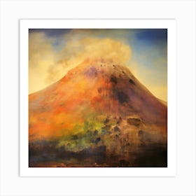 Volcano in the Paradise 3 Art Print