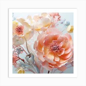 Peonies Art Print