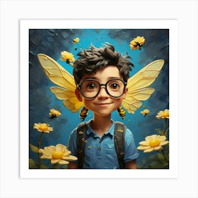 Bee Boy Art Print