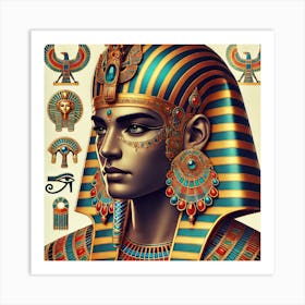 Egyptian Pharaoh Art Print