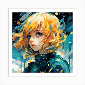 Anime Girl 33 Art Print