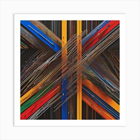 Wires 5 Art Print