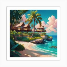 Tropical Paradise Art Print