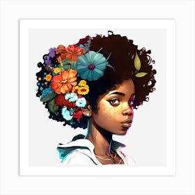 BB Borsa Flower Girl Art Print