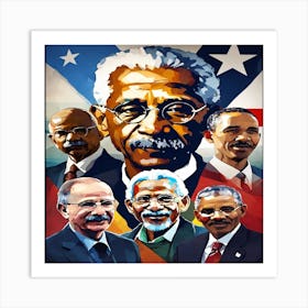 Obama Portrait Art Print