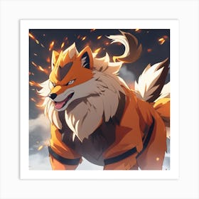 Pokemon Fox Art Print