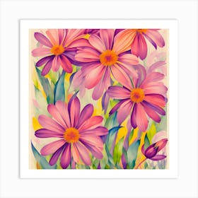 Daisies Art Print