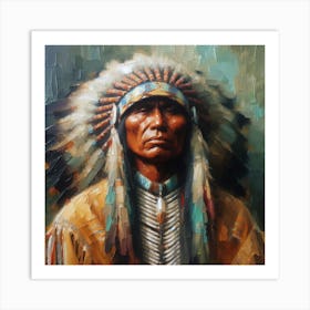 Indian Chief Art Print