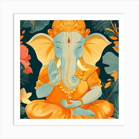 Ganesha Art Print