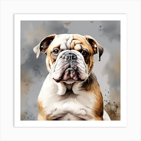 Bulldog Art Print