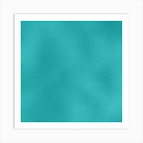 Teal Glass Art Print