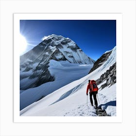 Alpinista Solitario Art Print