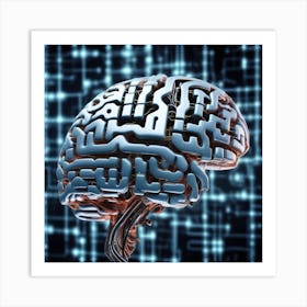 Artificial Brain 29 Art Print