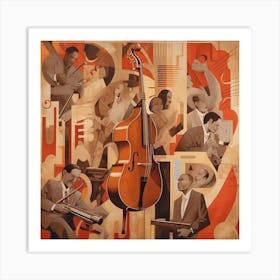 Jazz Musicians Art Print