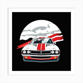 Dodge Challenger 2 Art Print