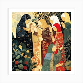 Virgin And Child Art Print