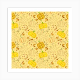 Pumpkins Autumn Fall Harvest Art Print