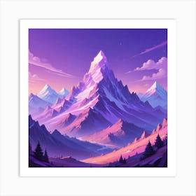 Mountain Landscape Art Print