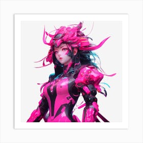 Pink Warrior Art Print