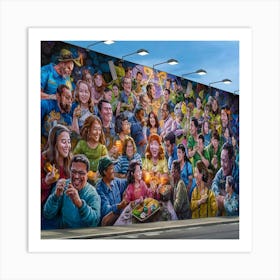 California Mural Art Print