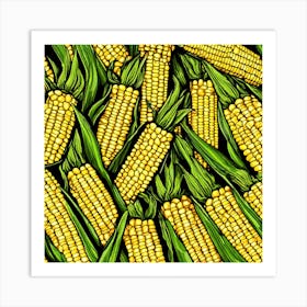 Sweetcorn As A Logo (86) Art Print