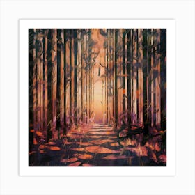 Forest Path 2 Art Print