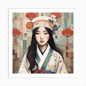 Asian Girl 1 Art Print