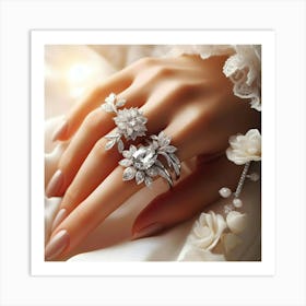 A Beautiful Design Diamond Wedding Set 5 Affiche