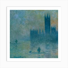 The Houses of Parliament (Effect of Fog) 1903 by Claude Monet in HD ~ Oil Painting can be found at The Museum of Fine Arts, Boston The Houses of Parliament (Effect of Fog) 1903 by Claude Monet (1840–1926) Art Print