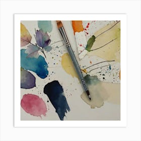 Watercolor Painting Art Print