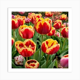 Red Tulips Art Print