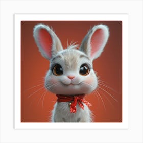 Cute Bunny 4 Art Print