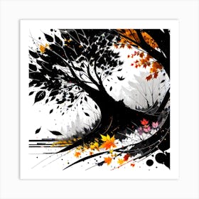 Autumn Tree 7 Art Print