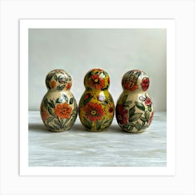 Russian Nesting Dolls Art Print