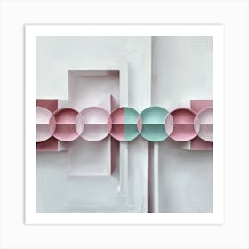 A Beautifully Crafted Minimalist Painting Featu (5) Art Print