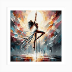 Pole Dancer Art Print