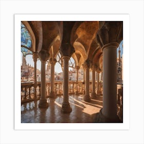 Structures Inspired By Gaudi 2 Art Print