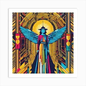 Angel Of The Machine Art Print