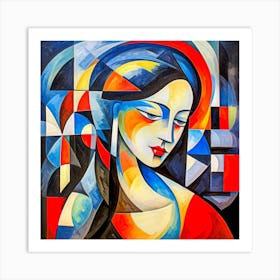 Portrait of a woman 8 Art Print