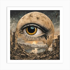 Eye Of The Moon Art Print